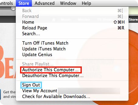 How to authorize a computer on iTunes