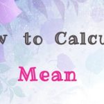 How to find the mean