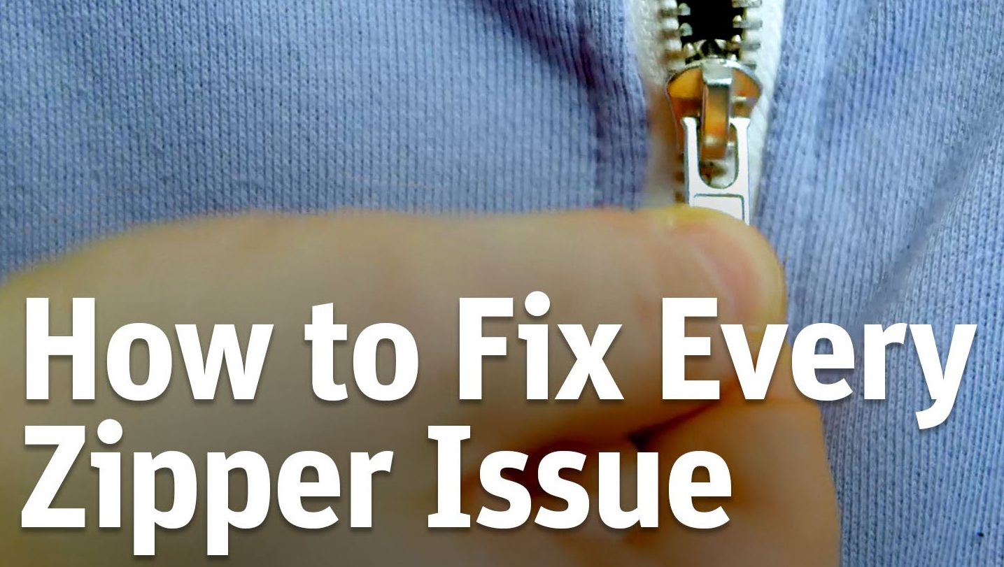 How to fix a zipper