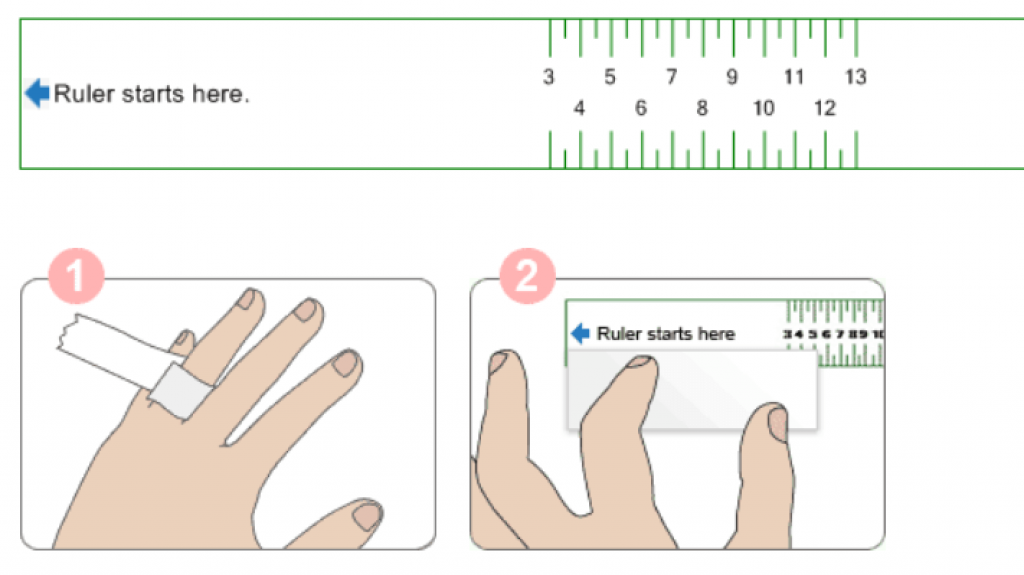 How to measure ring size