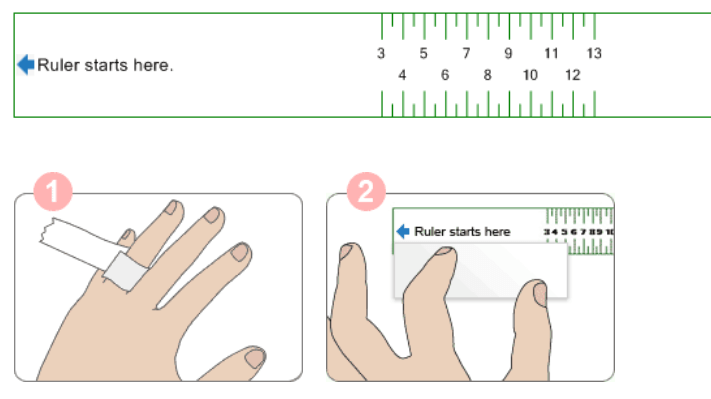 How to measure ring size