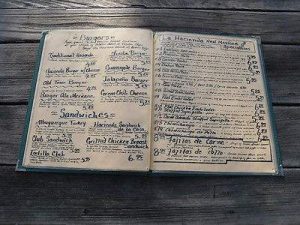 la hacienda menu