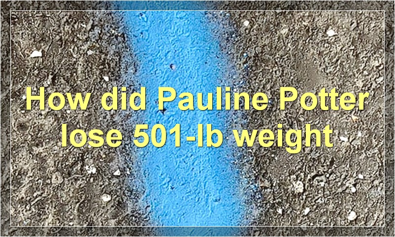 How did Pauline Potter lose 501-lb weight?