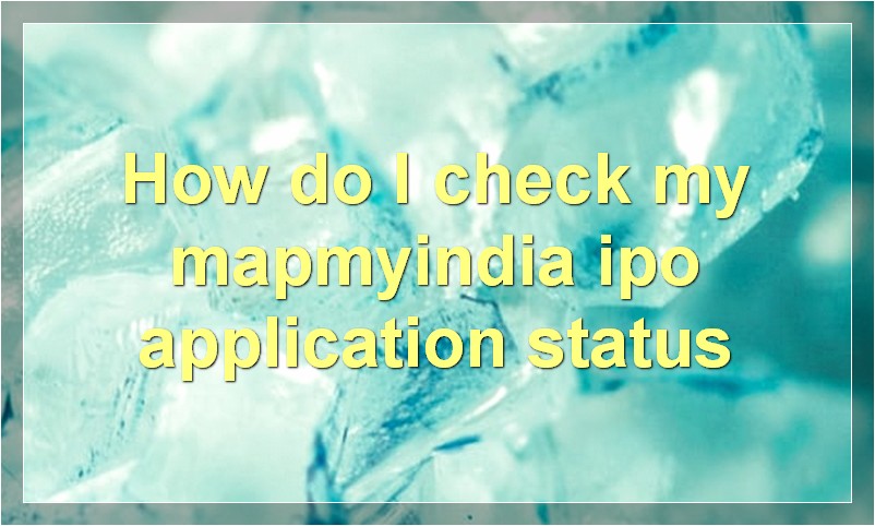 Mapmyindia Ipo Allotment Status - Check Online How to Find Share Allotment