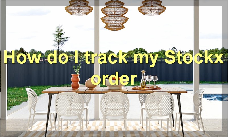 How do I track my Stockx order?