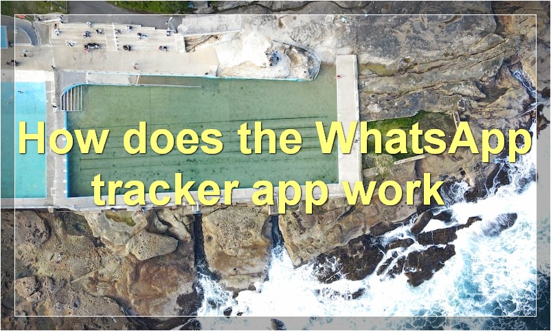 How does the WhatsApp tracker app work?