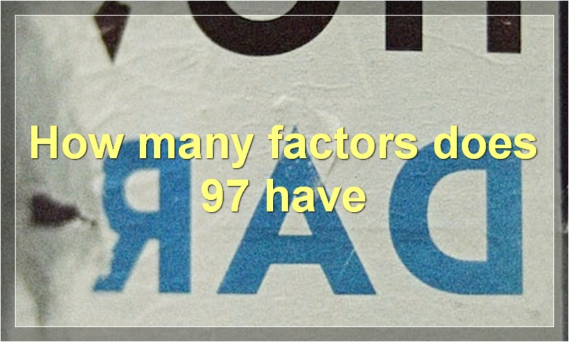 How many factors does 97 have?