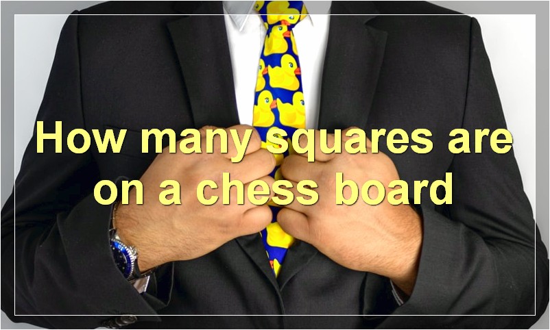 How many squares are on a chess board?