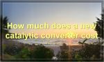 How much does a new catalytic converter cost?