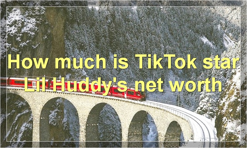 How much is TikTok star Lil Huddy's net worth?