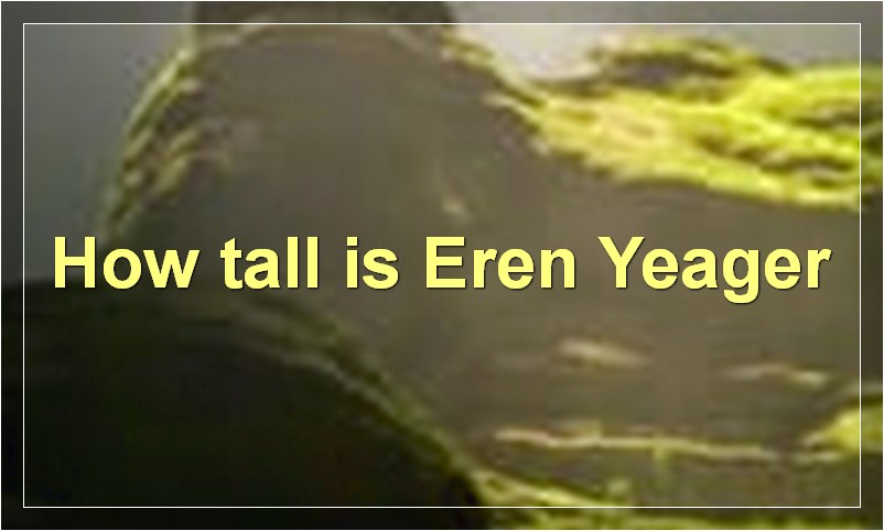 How tall is Eren Yeager?