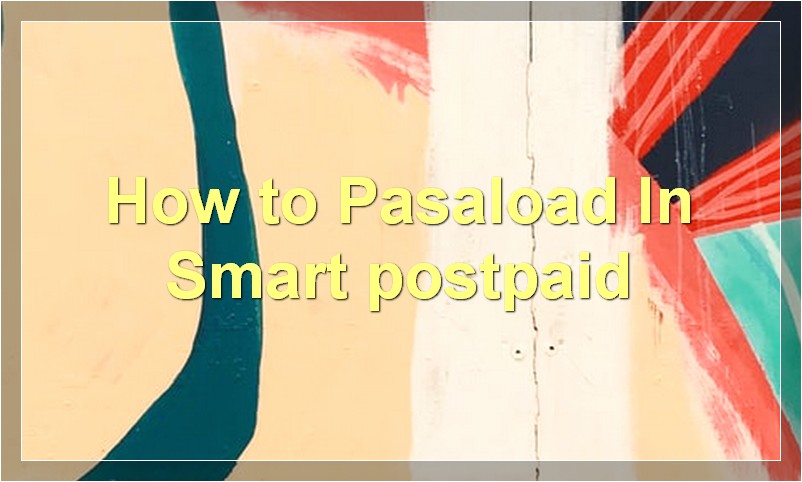 How to Pasaload Smart Prepaid
