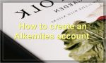 How to create an Alkemites account?