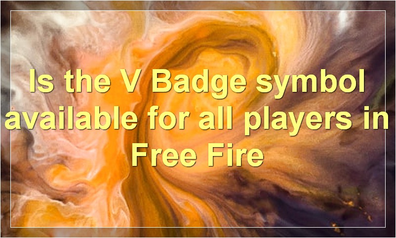 How to Copy and Paste V Badge Free Fire Symbol : V Badge Free Fire Symbol Copy and Paste. (100 % Working )