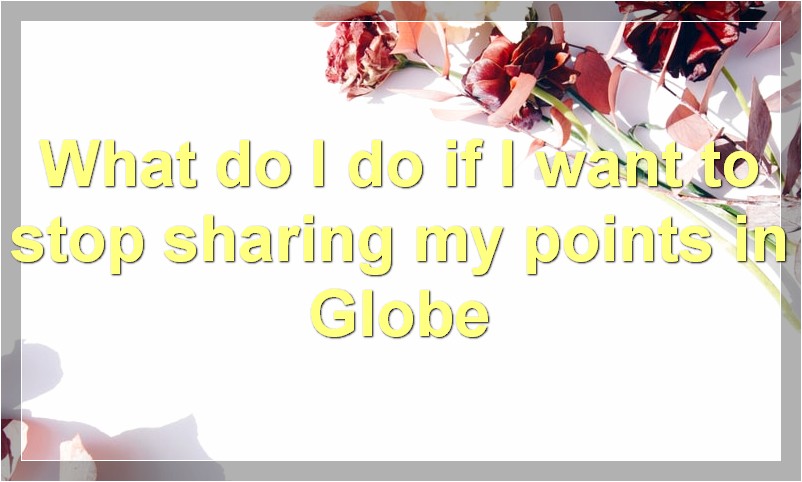 How to Share Points in Globe: a Straightforward Guide