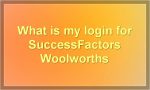 How to Login to Successfactors at Woolworths