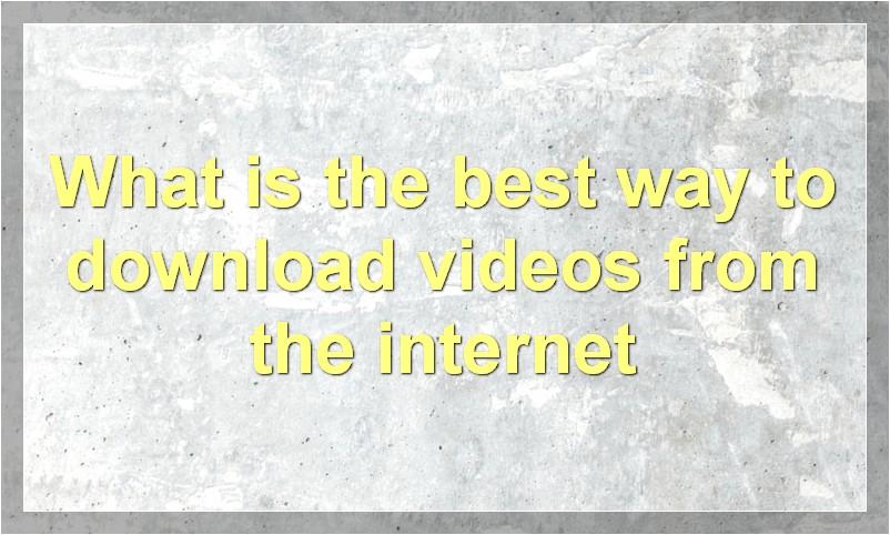 How to Download Online Video with Save from Net